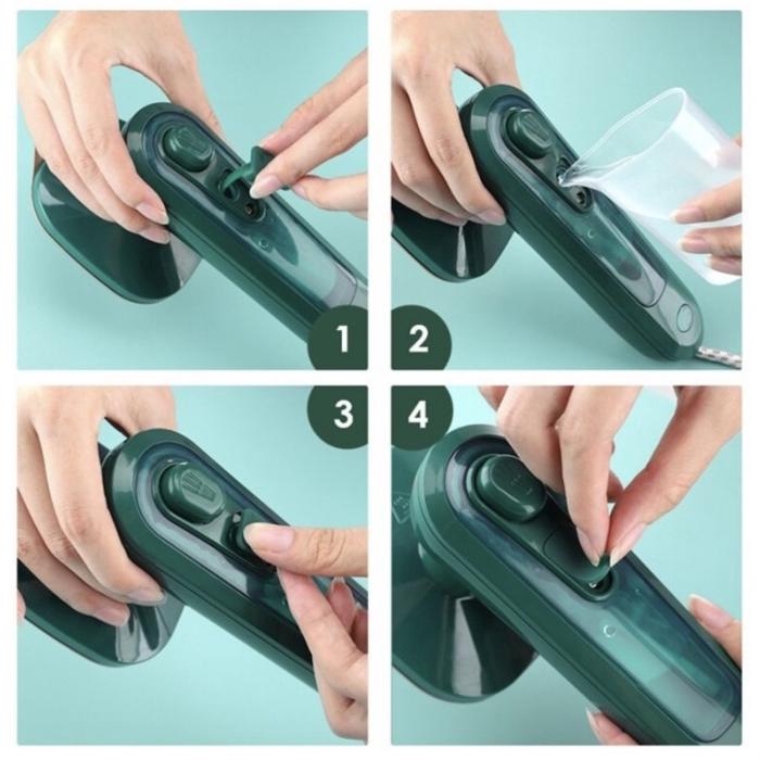 Setrika Uap Portable Travel Sederhana 360 Derajat Setrika Uap Mini