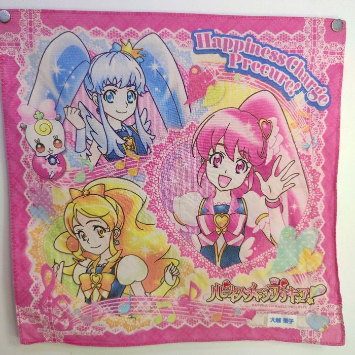 sapu tangan pL 30x30cm vintage handkerchief original precure pretty cure