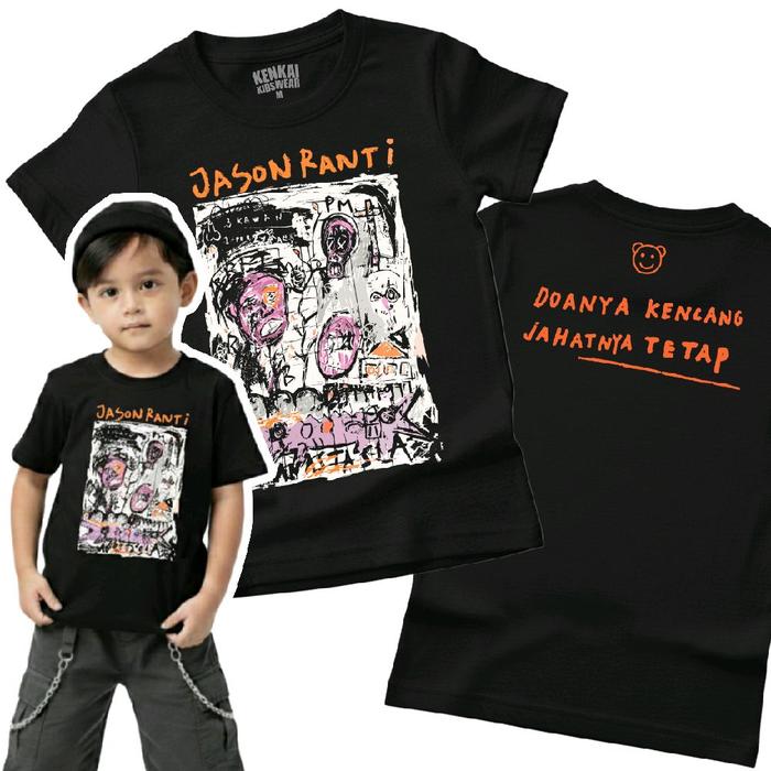 Baju Band Anak Jason Ranti doanya kencang jahatnya tetap