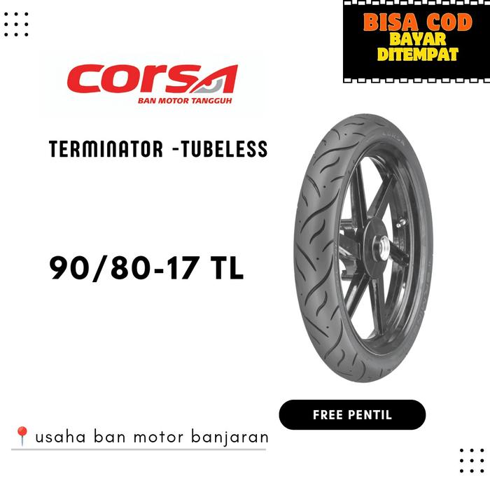 CORSA TERMINATOR 90/80-17 TUBELESS