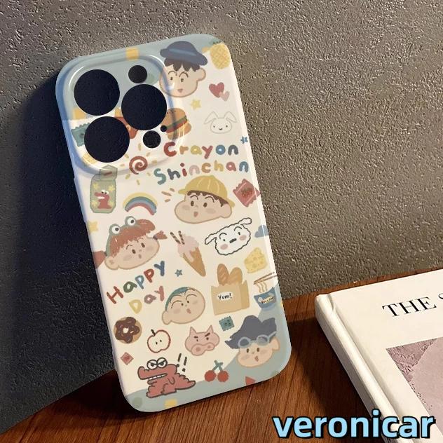 Case iphone crayon shin-chan case case film hard case yang lucu cocok untuk iPhone xr 11 iphone 11pr