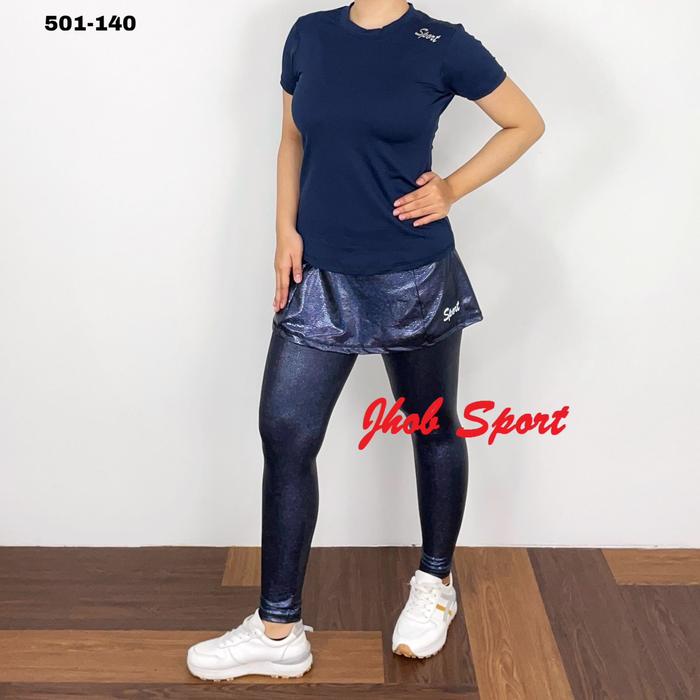 SETELAN LEGGING ROK WANITA OUTDOOR/SET BAJU SENAM WANITA TERBARU/SET LEGGING TOK PANJANG/LEGGING ROK