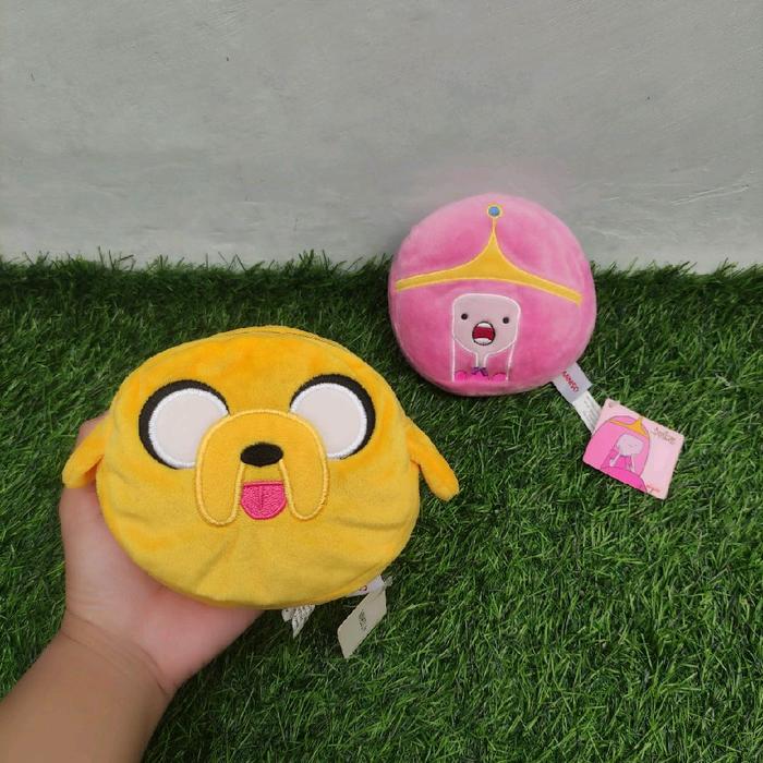 Boneka dompet koin princess bubblegum/ jake the dog adventure time ori miniso cartoon network new ta