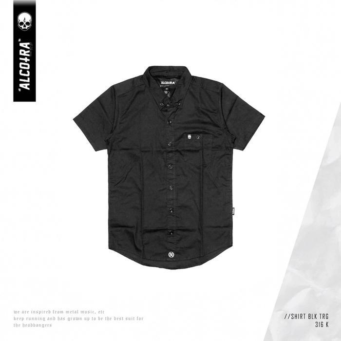 SHIRT BLK TRG || SHIRT BLACK TRG || KEMEJA ALCOTRA || ORIGINAL BRAND ALCOTRA SHIRT