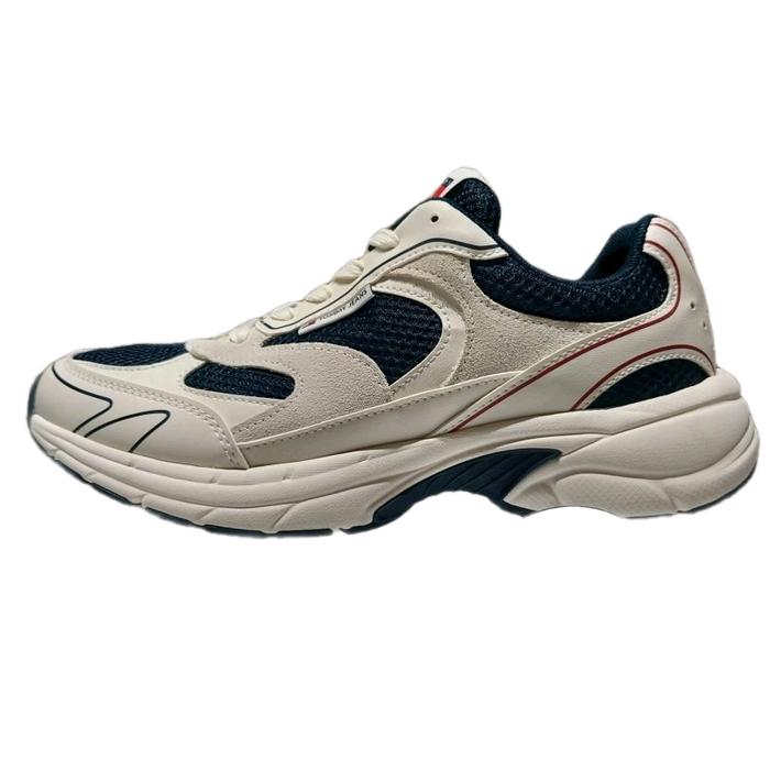 Sepatu Tommy Jeans The Coney Size:43 Color:White Sneakers Casual