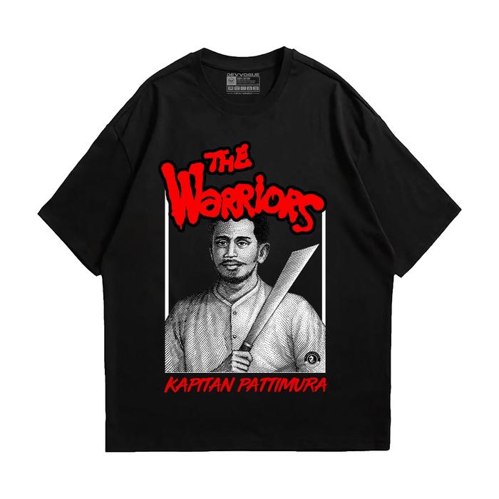 Devvogue Kaos Band The Warriors Patimura Black T-shirt