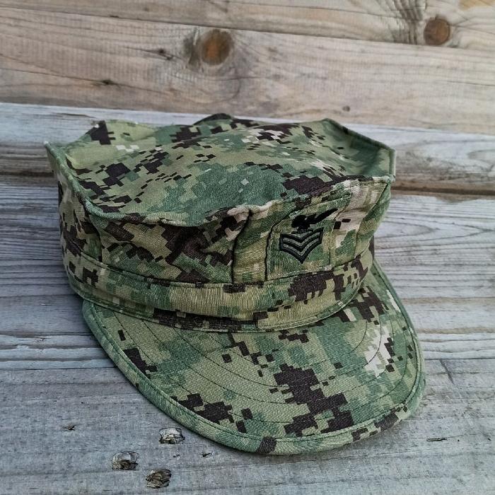 US NAVY CAP WORKING TYPE III CAP WOODLAND DIGITAL CAMO HAT