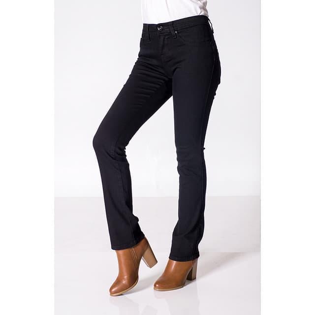 C2 Voleta Black Push Up Bootcut Jeans Wanita