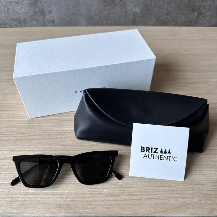 BEST Kacamata Hitam Fashion Pria Wanita GM Agail 01 Black Sunglasses