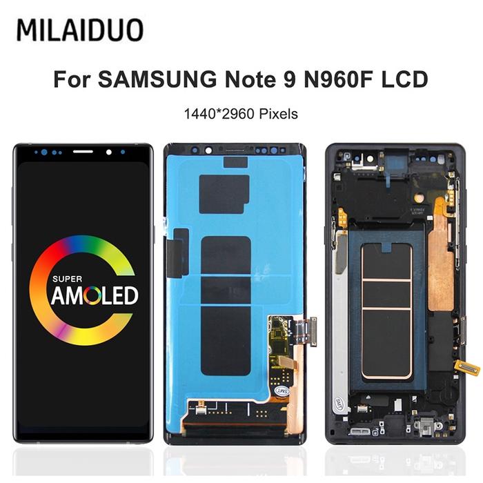 Layar Super AMOLED Untuk Samsung Galaxy Note 9 layar LCD Rakitan