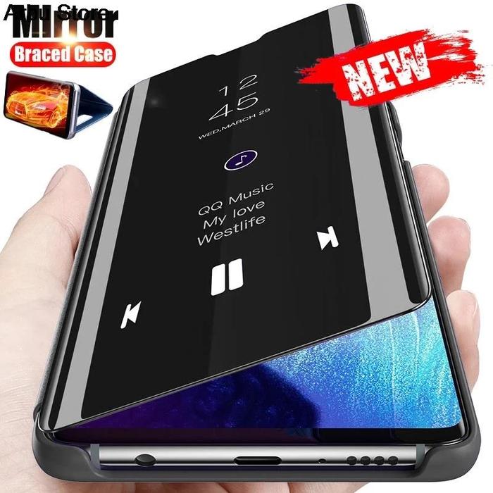 Smart Mirror Flip Case For OPPO Reno2 Z Shockproof Cover For Reno 2Z