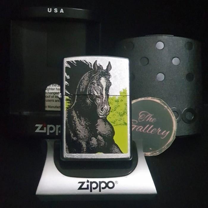 ZIPPO BARRETT SMYTHE BLACK STALLION TAHUN 2008 - GHOSTSTORE7