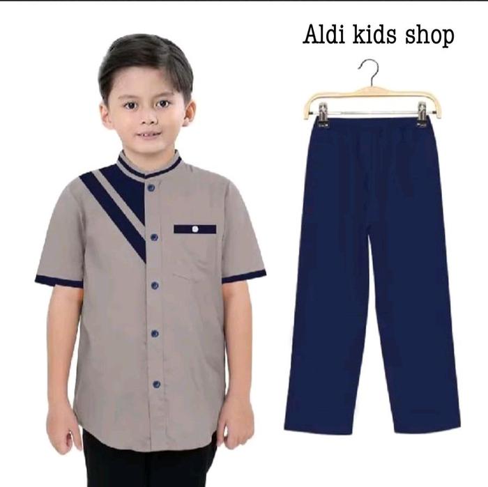 Baju koko anak laki-laki model havis/baju koko anak bahan katun/baju koko anak nyaman di pakai Musli