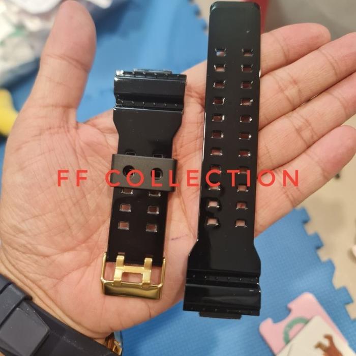 TALI / STRAP JAM TANGAN KWALITAS ORIGINAL GESPER GOLD  CASIO G-SHOCK GA-100 GA-110 GA-120 GA-200 GA-