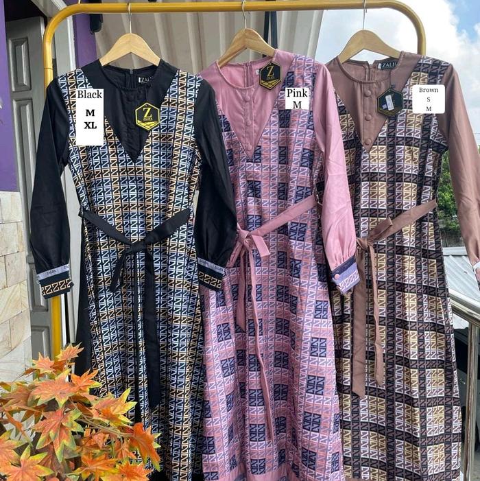 PROMO CUCI GUDANG GAMIS WANITA Maura Dres by zalifa