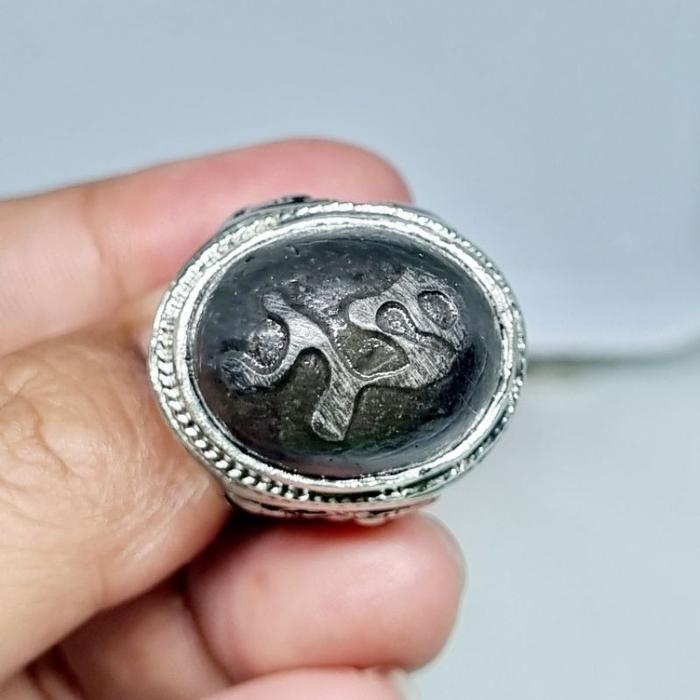 Batu cincin natural jasper lafadz Allah batu ukir lafad Allah muhammad  murah elegan
