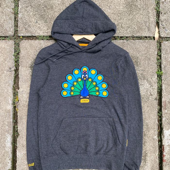Hoodie pancoat merak size xs warna jarang. Pria Cowok