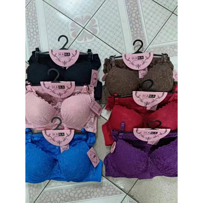 COD - Bra Bh Set Wanita Kawat Jumbo Cup D E - PREMIUM QUALITY Bra Dan Celana Dalam Tali Dapat Di Jaz