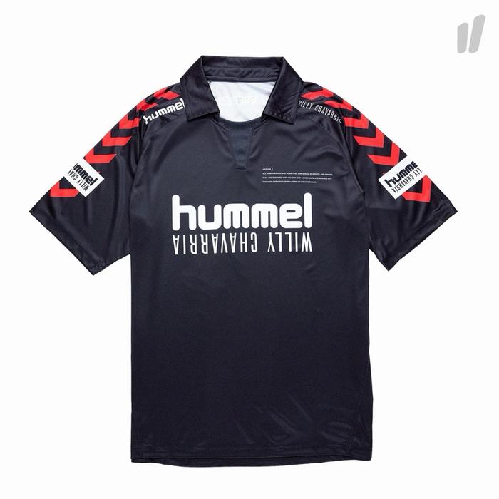 HUMMEL : WILLY CHAVARRIA X HUMMEL SIMONSEN BLACK JERSEY SHIRT