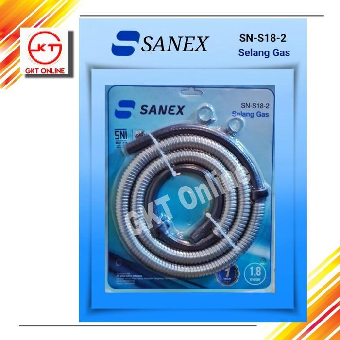 Selang Gas Metal Sanex / Selang Gas Flexible LPG Sanex