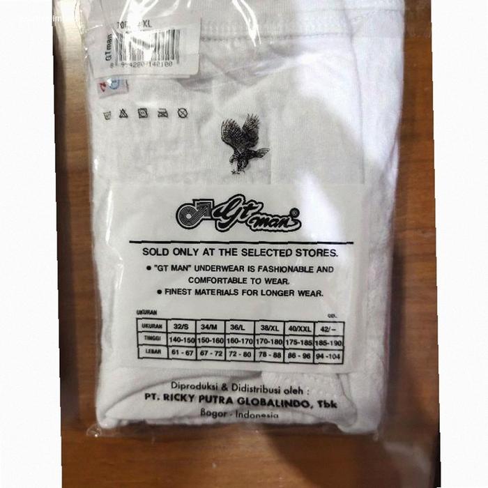 CELANA DALAM GT MAN BABAT 705 B / CD GT MAN 705 B KULIT JERUK /CD PRIA GTMAN BABAT PUTIH / CD GT MAN
