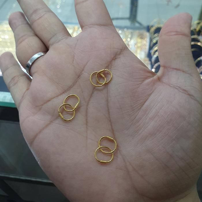 anting bayi kenip emas tua 700