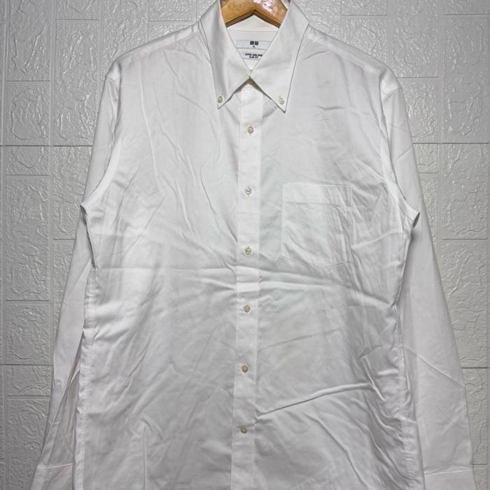 uniqlo non irom shirt XL/kemeja formal/kemeja casual/kemeja thrift/second brand
