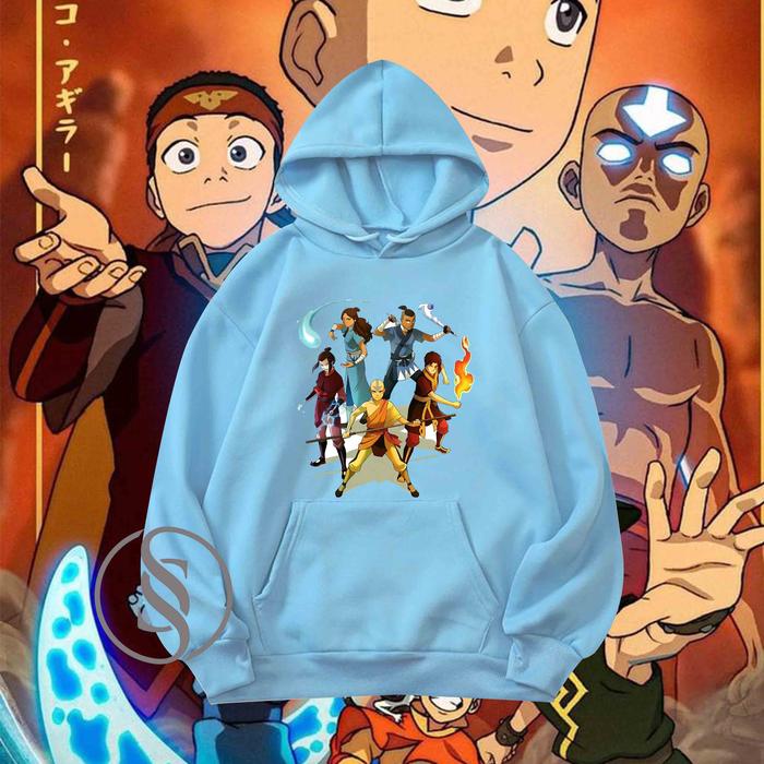 Jaket Hoodie Anak Anak Avatar Of Aang Kartun Avatar