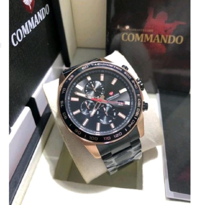 Commando Analog Watch Pria