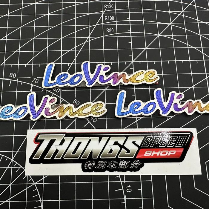 EMBLEM TITANIUM TULISAN LEOVINCE [NTS]