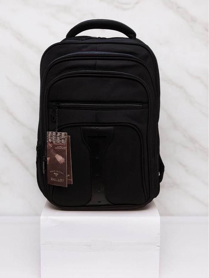 Wallaby Tas Ransel Laptop Import TP 2045 Warna Hitam & Coklat Tas Leptop Import Berkualitas Desain M