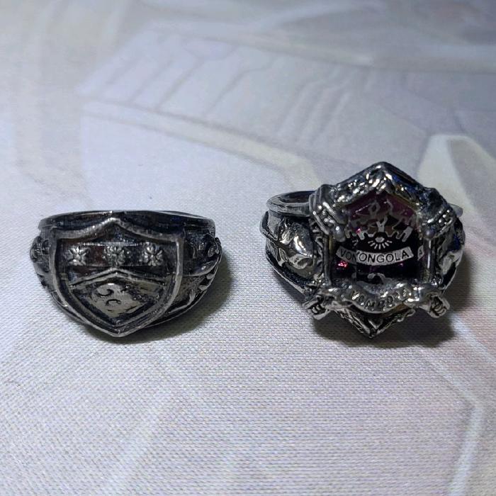 Cincin Vongola Ring Hibari Kyoya Set Ver. 1 & 2 unbranded