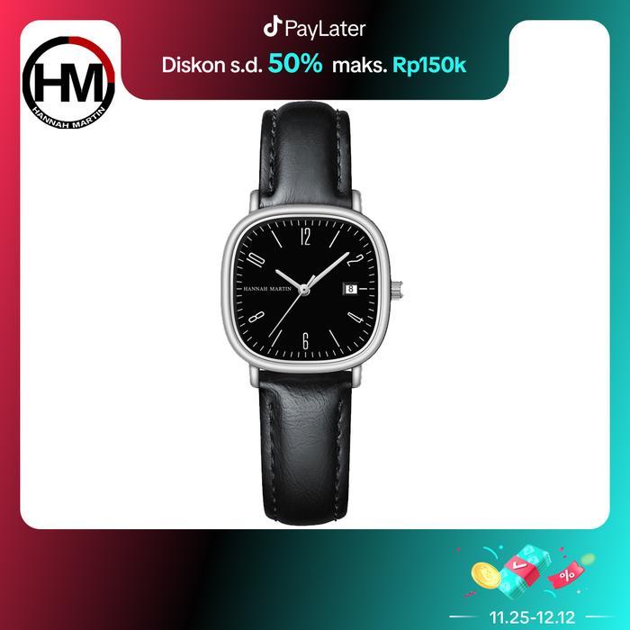 Terbaru Hannah Martin 1651 Jam Tangan Wanita 100% Original Korean Model Terbaru Keren Quartz Cewek K