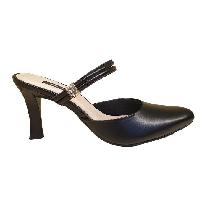 ISM - Sepatu Mules Heels Wanita Hak 8cm Juliar/R.0125 - Sepatu Heels Simple Wanita
