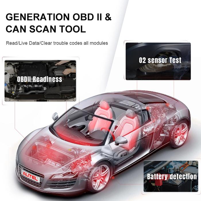 KW860 OBD2 Pemindai OBD Mobil Diagnostik Mobil Alat Pemindai