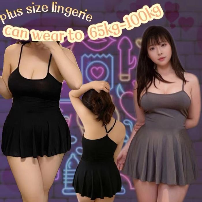 lingerie jumbo baju sexy jumbo Baju Tidur lingeri hot Wanita Dewasa  lingering wanita can wear to 65