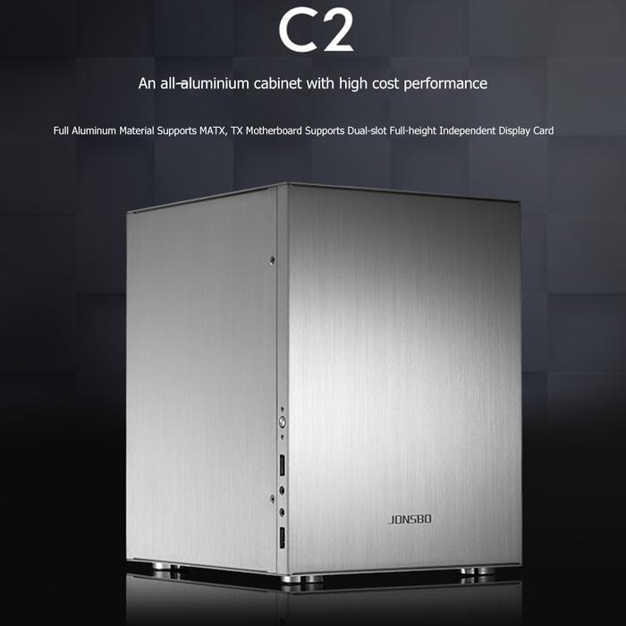 Jonsbo C2 Mini ITX/Micro-ATX PC Case Computer Desktop PC Chassis for