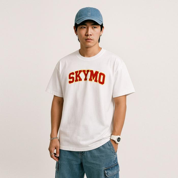 Skymo Apparel Tshirt Universt White Red