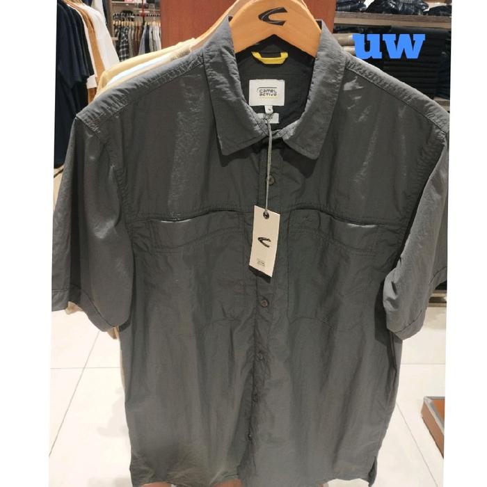 KEMEJA PRIA CAMEL ACTIVE  (102FW253023) ORIGINAL. GRAY