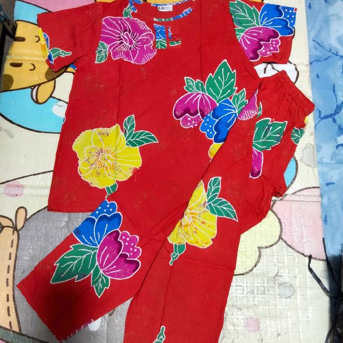 Batik Indra Ukuran Dewasa Lengan 3/4 Cln Panjang - Baju