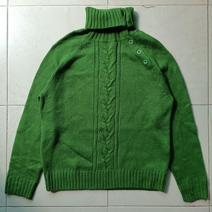 Knitwear Rajut Hangat by CLRIDE.n Green Second Original