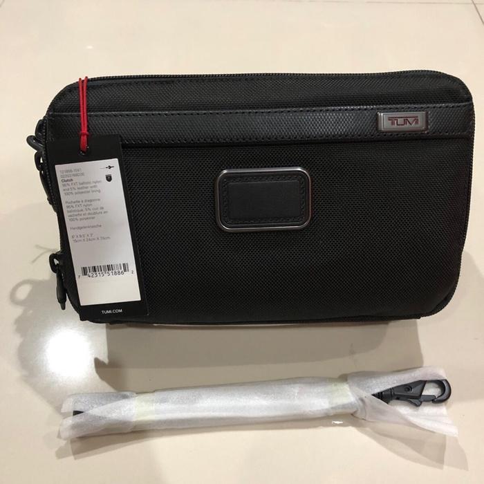 Tumi Alpha Clutch Black Original