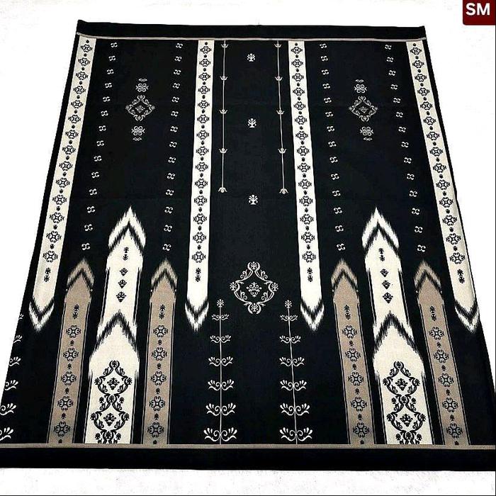 Sarung Dewasa Sarung Mikro Sarung Motif terbaru hitam putih hijau biru cream Muslim Kopiah Safety Ro