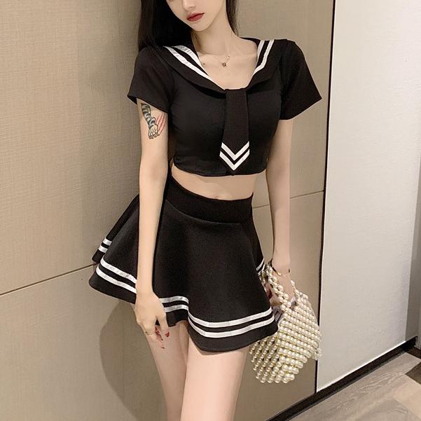 setelan lingerie kostum pelaut ukuran besar model cosplay a5160