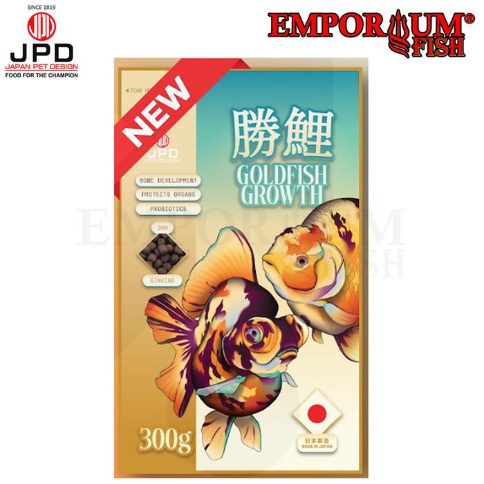 JPD Goldfish Growth 300 Gram 3mm - pakan pelet high protein
