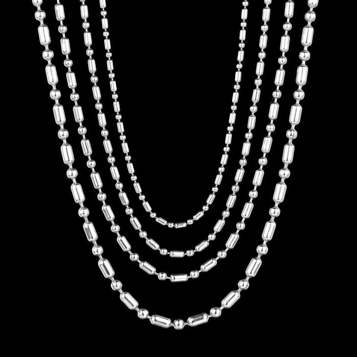 kalung titanium bambu panjang Rantai Elegan,Kalung MCI.Kalung kesehatan