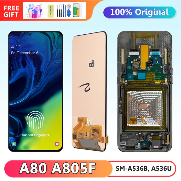 6.7'' Super AMOLED A80 Display, for Samsung Galaxy A80 A805 A805F