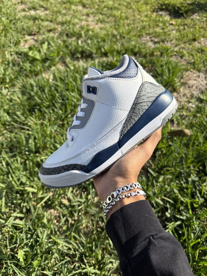 BNIB SNEAKERS AIR JORDAN 3 MIDNIGHT NAVY PRE SCHOOL PS - US 1Y - DM0966 140
