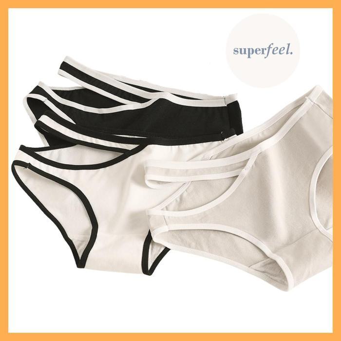 SFL CELANA DALAM WANITA LUCU MODEL TALI SAMPING BOLONG BAHAN COTTON ANTI GATAL KEPUTIHAN KATUN CD KO