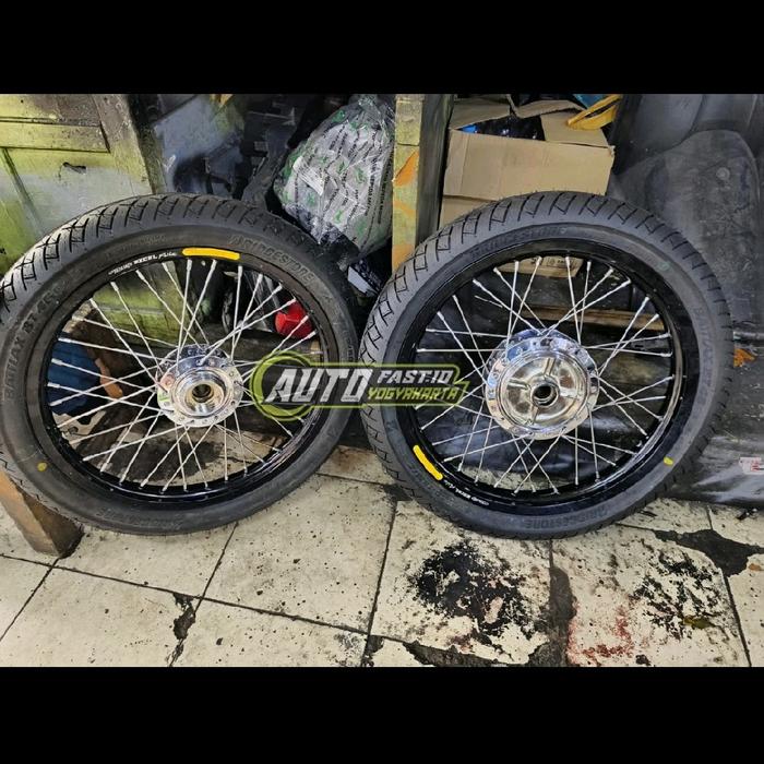 PAKET VELG TAKASAGO EXEL ASIA RING 18 SET BAN BATTLAX JAPAN FULL ORIGINAL PNP RX KING